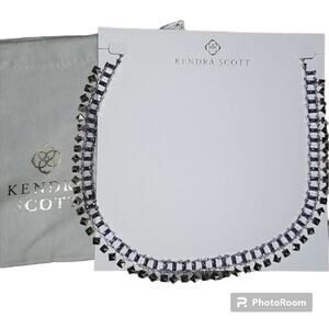 NWT Kendra Scott Oscar Silver Choker Necklace
